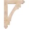 Ekena Millwork Merced Arts & Crafts Smooth Bracket, Douglas Fir, 5 1/2"W x 32"D x 44"H BKT06X32X44MRC03SDF - alternate 4